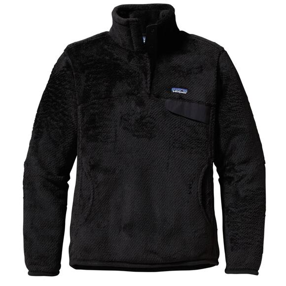 Patagonia Black Zip Up Fleece Sweater - Picture 1 of 6
